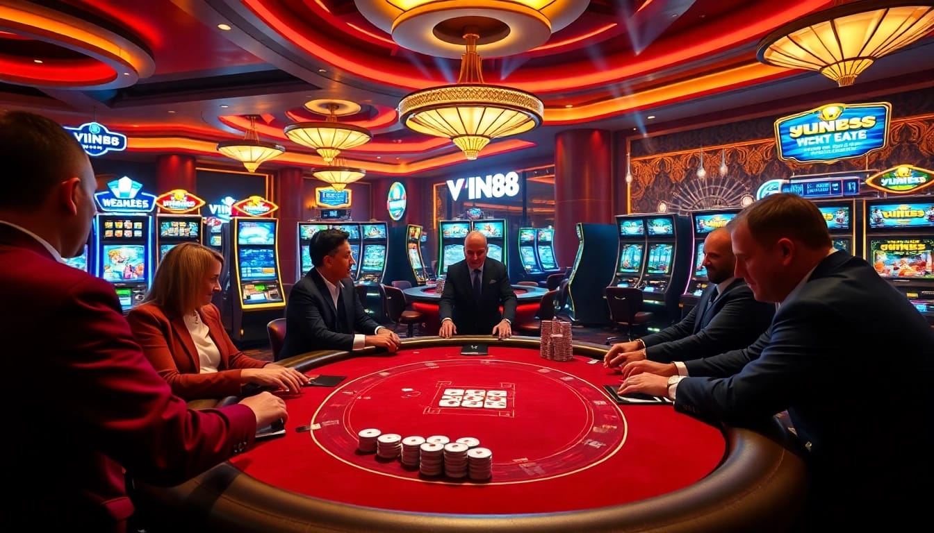 Experience the thrills of gambling at VIN88, a trusted online betting platform offering various games and betting options.
