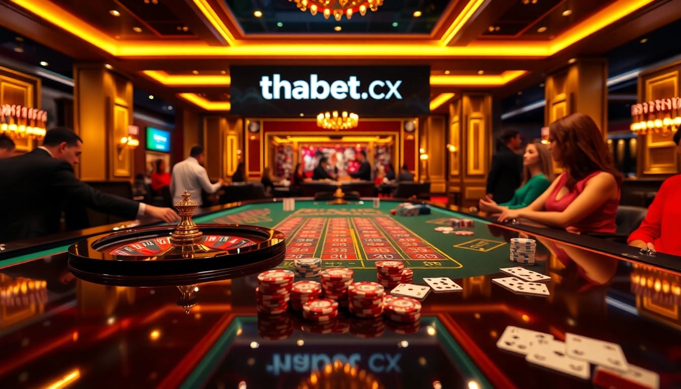 Play thrilling casino games at thabet.cx with vibrant tables and exciting multiplayer experiences.