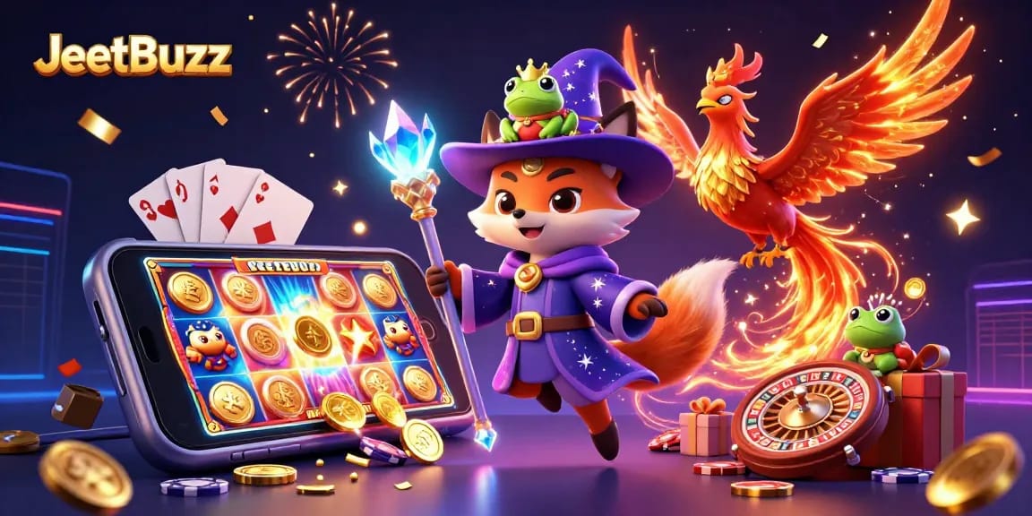 Engage in thrilling gameplay with JeetBuzz featuring a wizard fox and mystical elements.