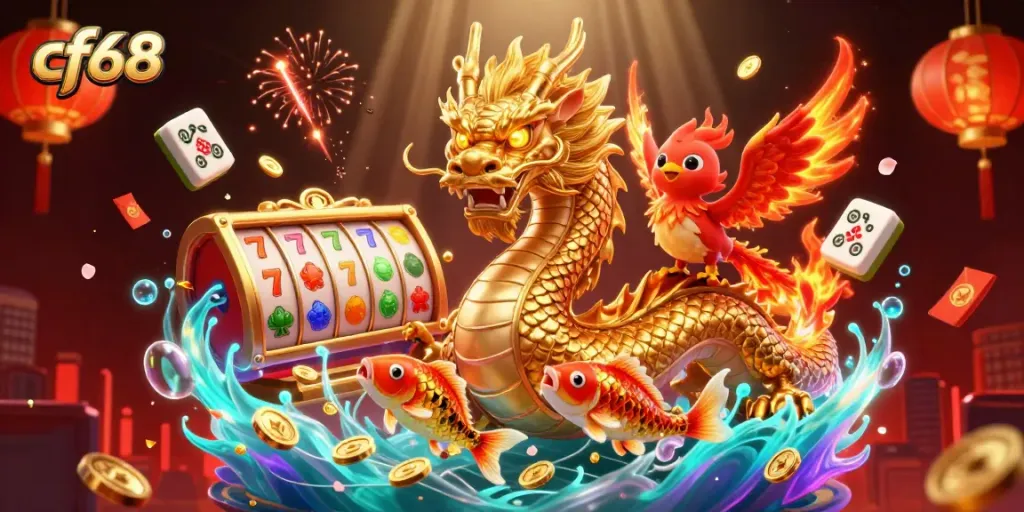 Engage with cf68 and experience thrilling casino adventures featuring vibrant slot reels and dynamic characters.
