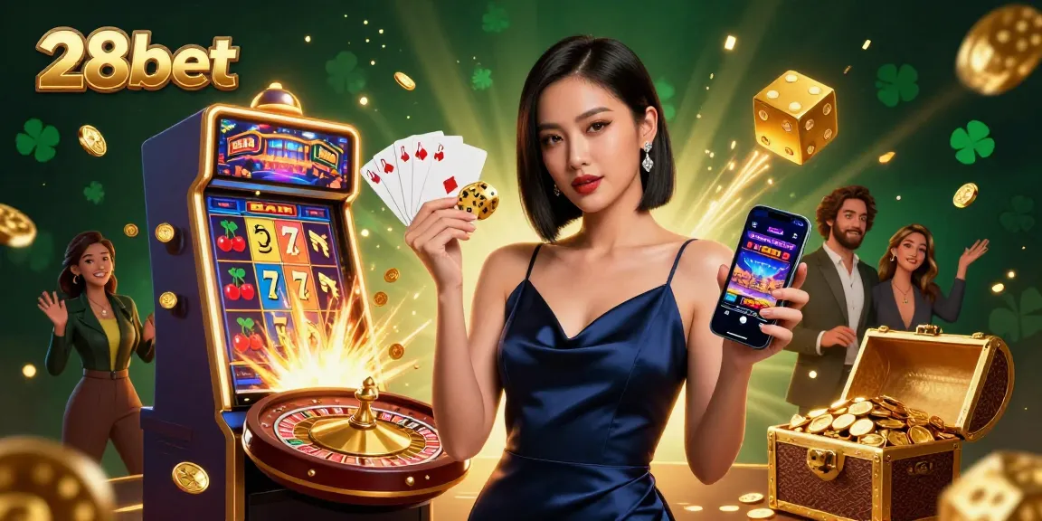 Win big with 28bet's thrilling casino experience featuring games, jackpots, and vibrant visuals.