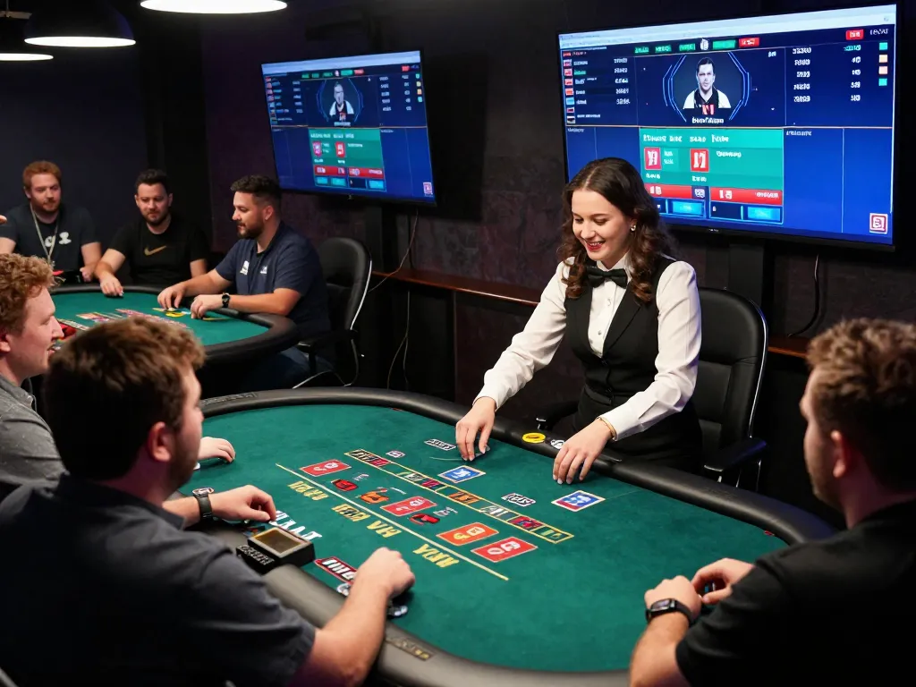 Players enjoying live dealer blackjack at 789club, showcasing an engaging online gaming experience