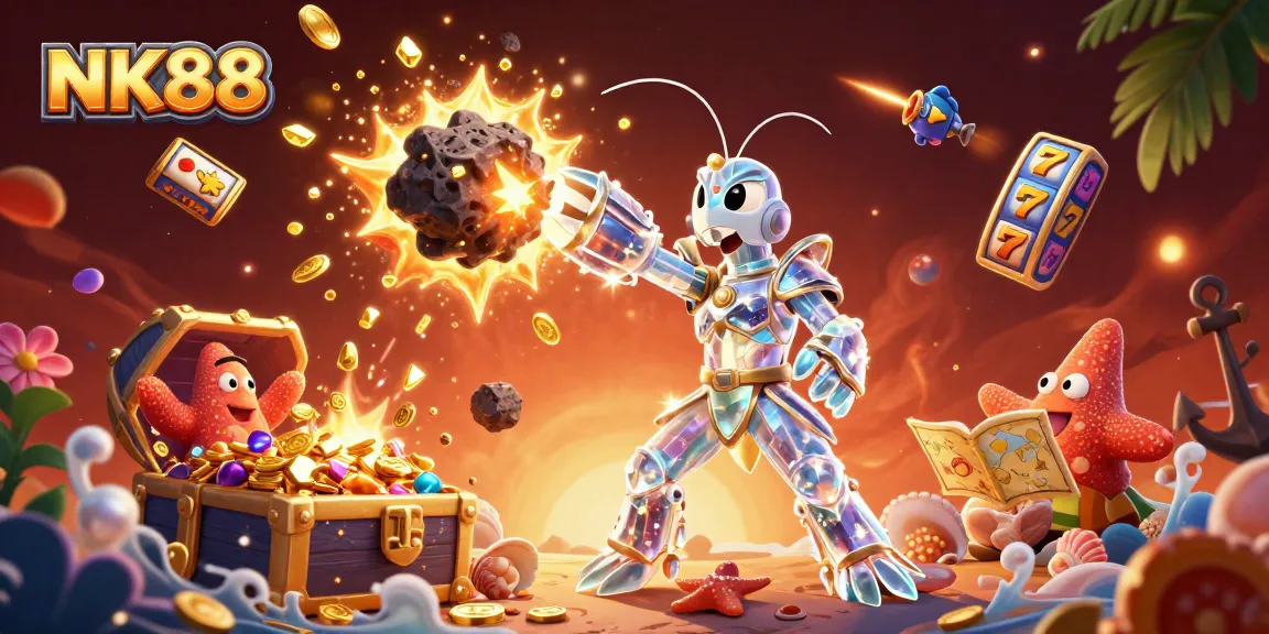 Engage in thrilling gameplay with NK88's explosive slot action and vibrant graphics.