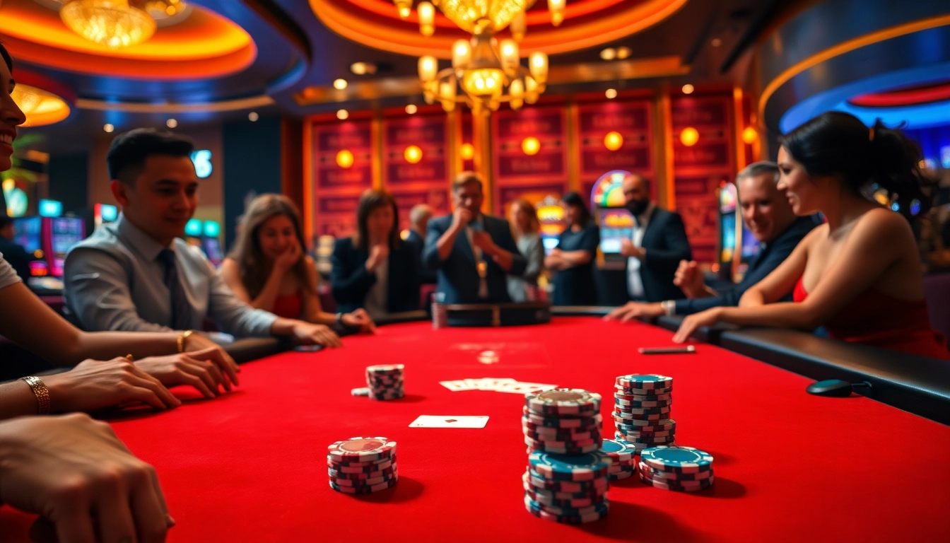 Experience thrilling baccarat action at Hi88 casino with luxury gaming visuals.