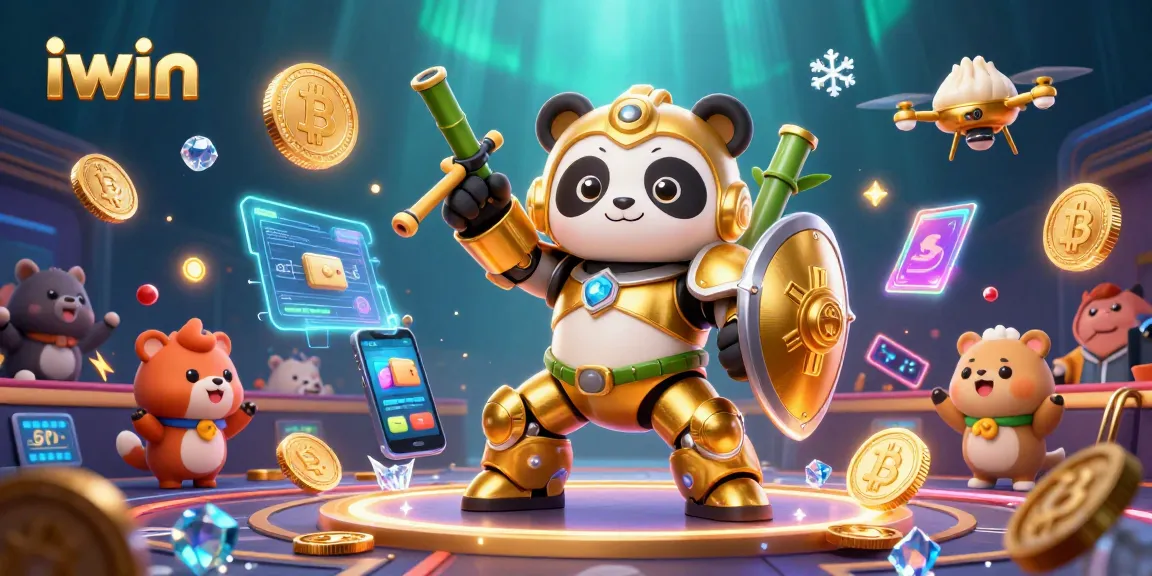 Join the action at iwin casino with an exciting mech-suit golden panda showdown!