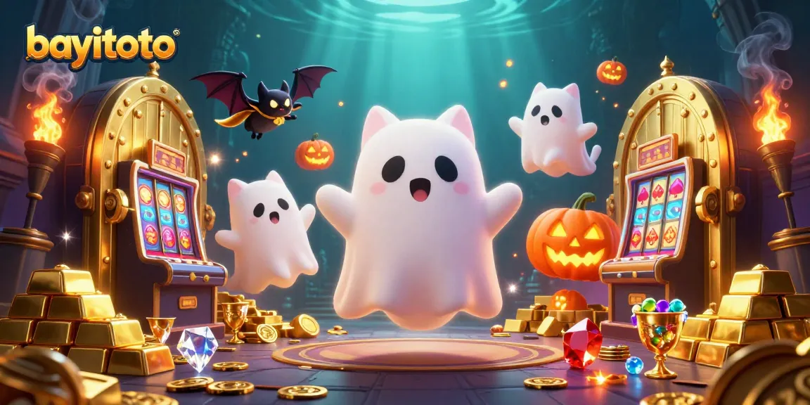Engage with bayitoto's thrilling lottery experience in an exciting haunted casino landscape.