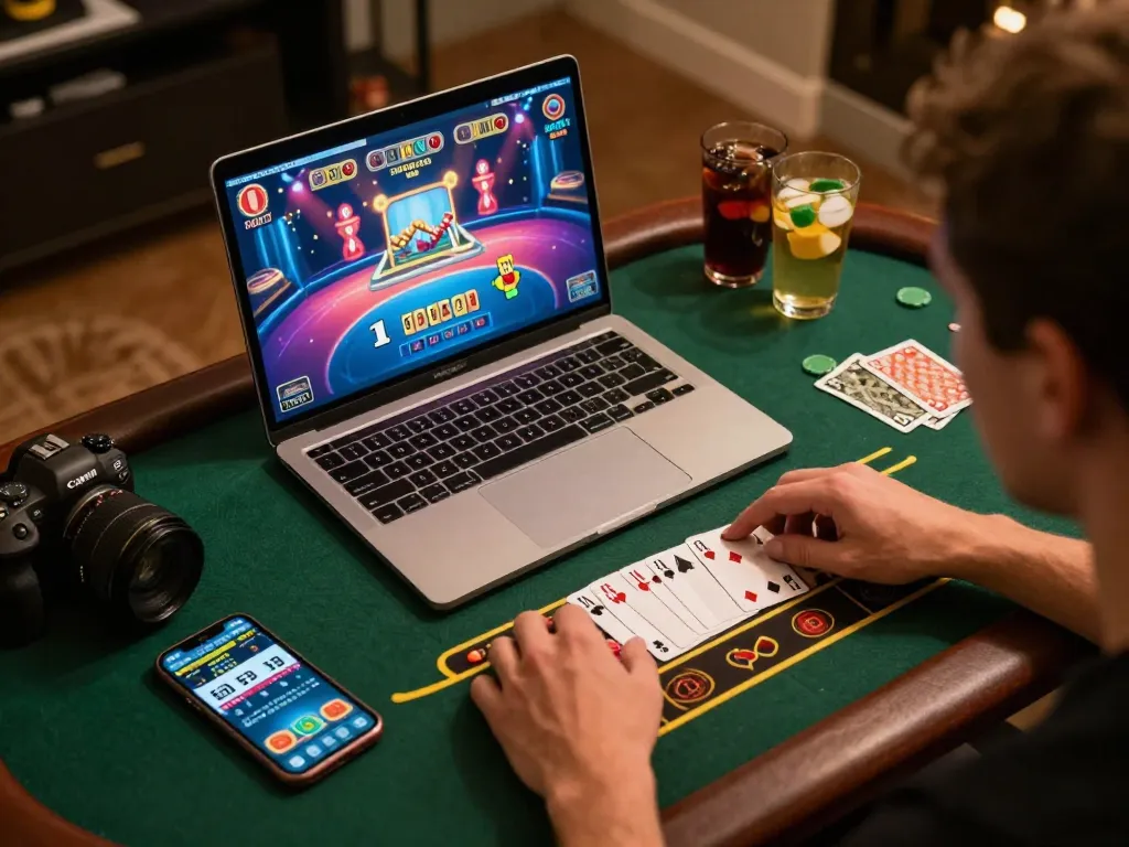 Player actively strategizing in online blackjack session at Jili777.fit, showcasing an engaging gaming experience.