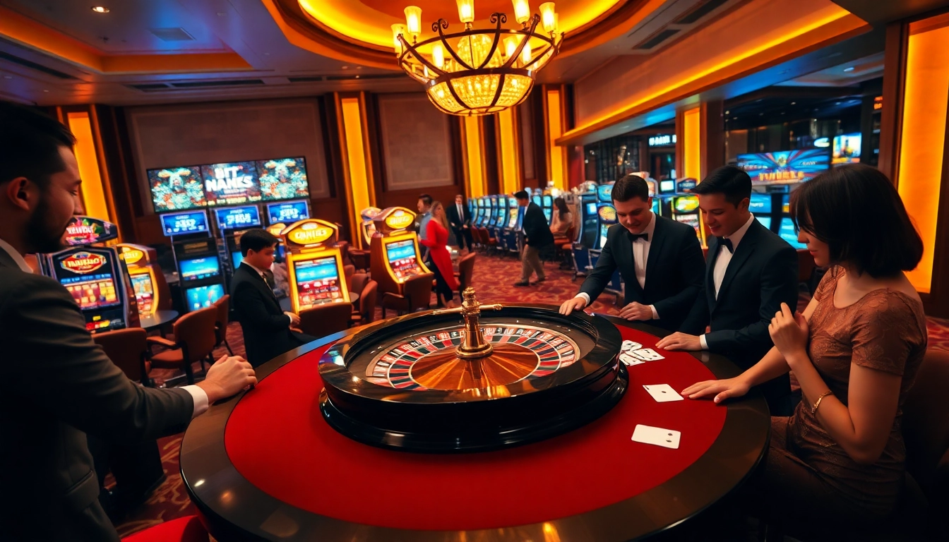 Experience the thrilling excitement of nk88 com with high-stakes gambling at luxurious casino tables.