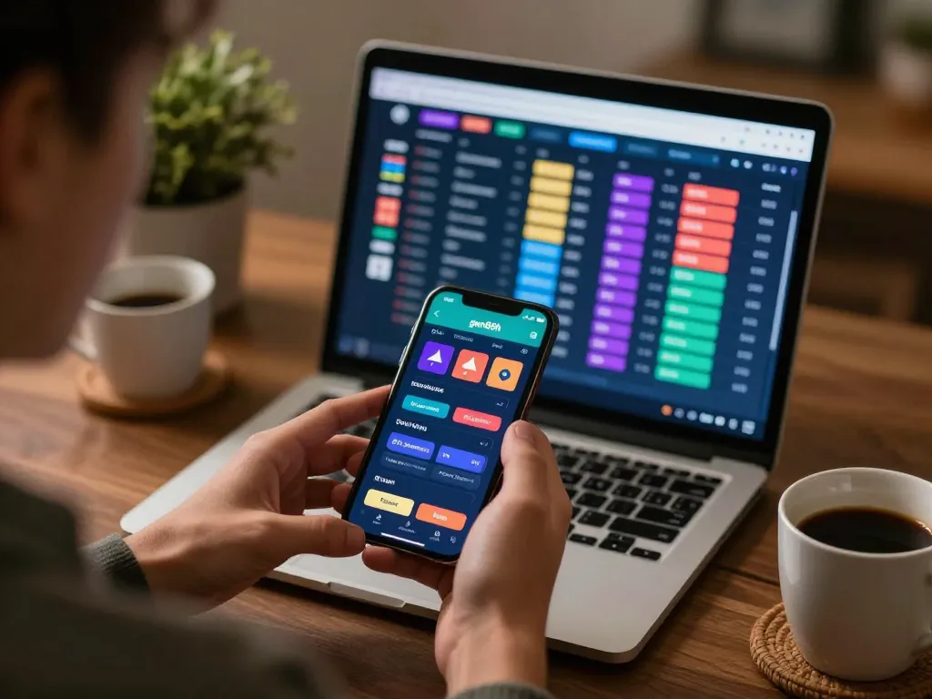 Player engaging with gen88h mobile app for exciting betting experience at home.