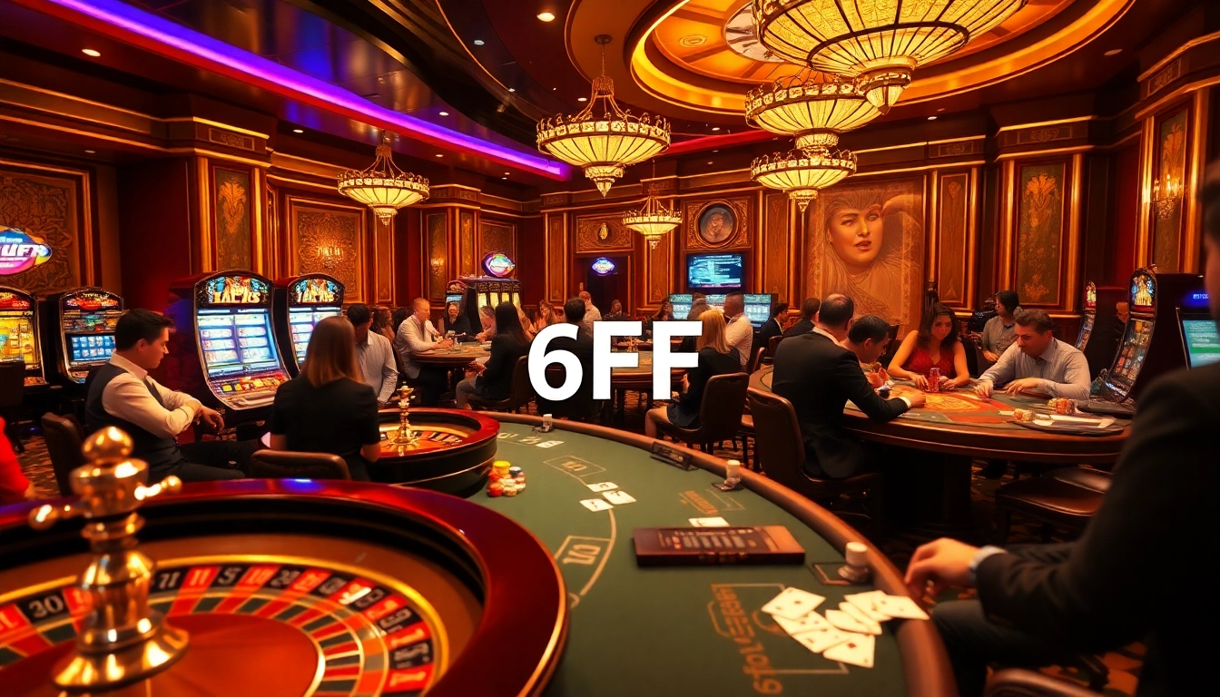 Experience the thrilling atmosphere at 6FF casino with engaging games and vibrant action.