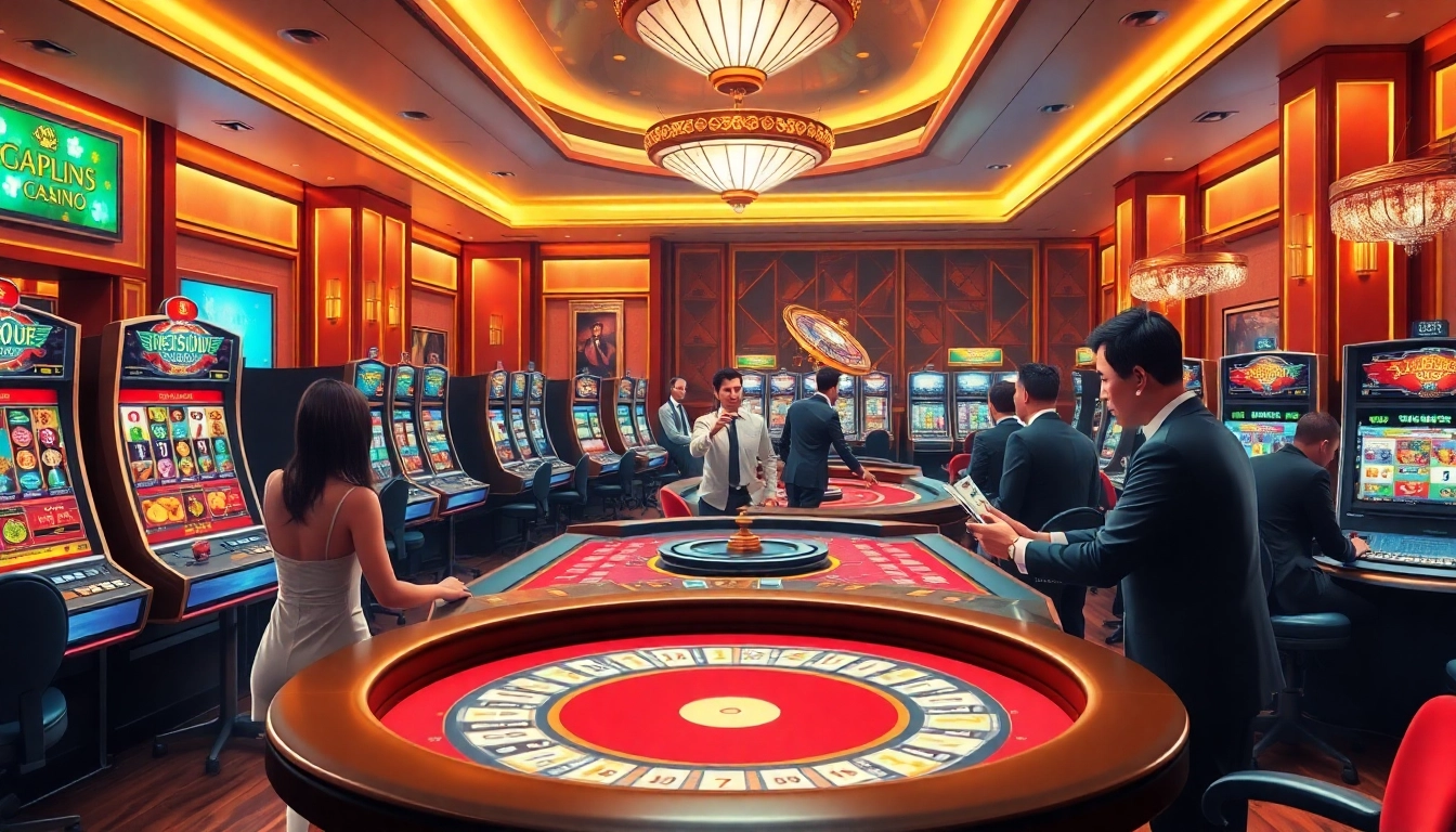 Experience the thrill of 68VIP casino with vibrant slot machines and exciting poker games.